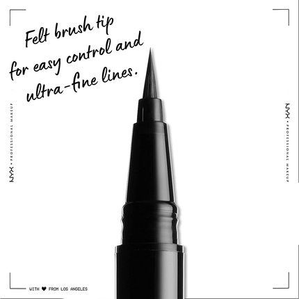 Nyx Professional Makeup Epic Ink Eye Liner Waterproof Vegan Formula Shade 01 Black - Image 3