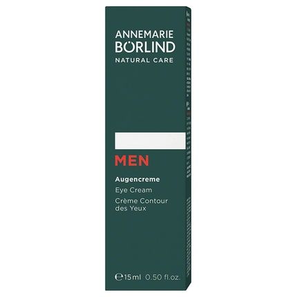 Annemarie Borlind Men Eye Cream 15Ml - Cooling And Refreshing With Innovative Energy Complex Of Plant Taurine And Organic Caffeine - Mineral Oil Free, Vegan
