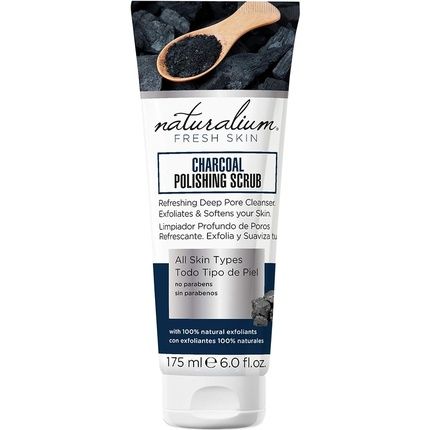 Naturalium Fresh Skin Charcoal Polishing Scrub 175Ml
