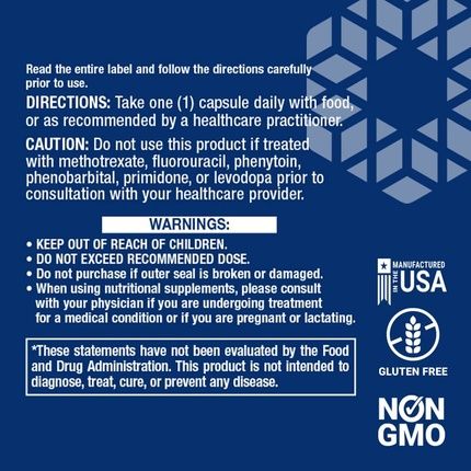 Life Extension Homocysteine Resist Vegetarian Capsules 60 - Image 3