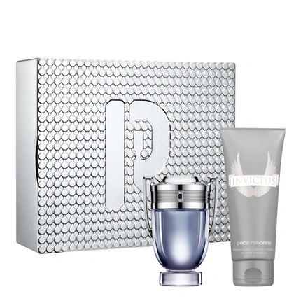 Paco Rabanne Invictus 2018 Coffret - 100Ml Eau De Toilette, 100Ml Shower Gel, 100Ml Aftershave Balm
