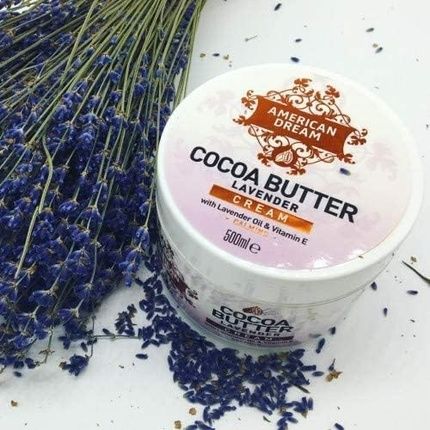 American Dream Cocoa Butter Lavender Cream With Lavender Oil And Vitamin E 500Ml
