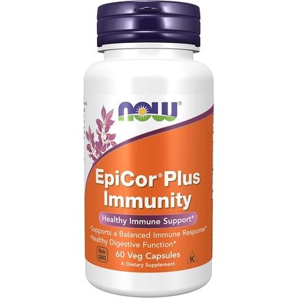 Now Epicor Plus Immunity With Vitamin C 60 Veg Capsules
