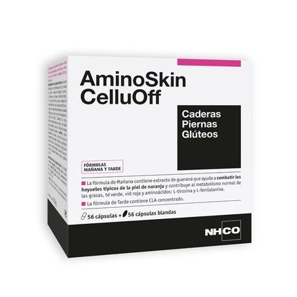 Nhco Aminoskin Celluoff - 56 Capsules + 56 Softgels For Weight Management