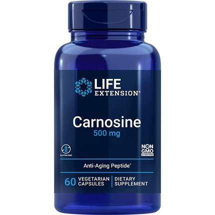 500Mg Carnosine Vegetarian Capsules 60 Count