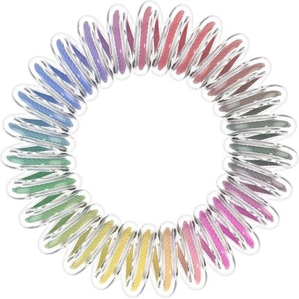 Invisibobble Power Colourful Magic Rainbow Spiral Hair Bobbles