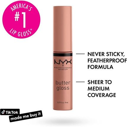 Nyx Butter Gloss Madeleine Blg14
