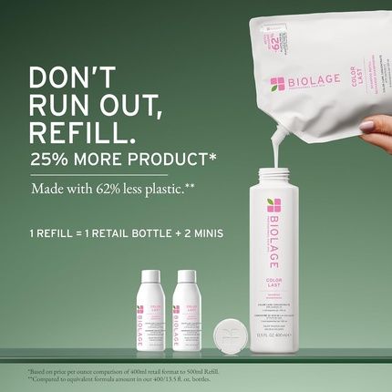 Biolage Color Last Shampoo Refill For Color-Treated Hair 500Ml - Image 3
