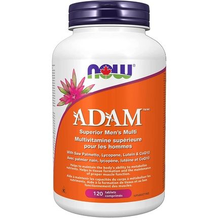 Now Adam Superior Men'S Multi 120 Tablets 50G
