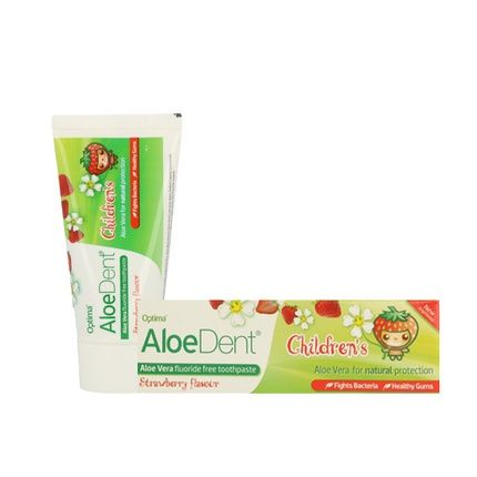Aloedent Children'S Strawberry Toothpaste 50Ml