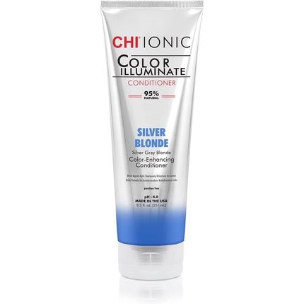 Chi Ionic Color Illuminate Silver Blonde Color Enhancing Conditioner 251Ml
