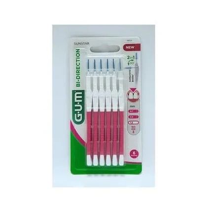 Gum Bi-Direction Interdental Brushes 1.2Mm Pink - Image 3
