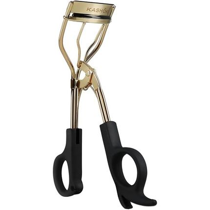 T4B Kashoki Eyelash Curler For Short And Long Lashes, For All Eye Shapes, Stainless Steel With Rubber Pads, Gold