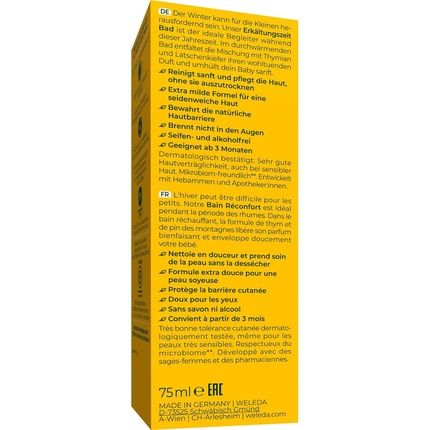 Weleda Organic Baby Calendula Cold Season Bath Natural Cosmetics