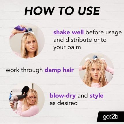 Got2B Volumania Bodifying Hair Mousse 250Ml - Image 3