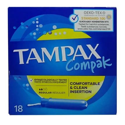 Tampax Tampax Compak Regular Tampons 18 Units