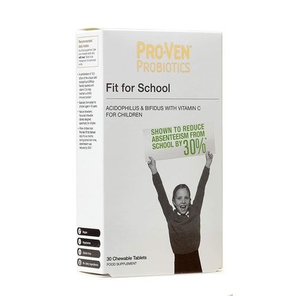 Proven Probiotics Fit For School Chewable Tablets 30 Count