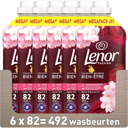 Lenor Fabric Softener Jasmine & Rose De Mai 82 Washes