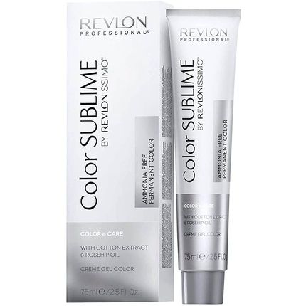 Revlon Professional Revlonissimo Colour Sublime Colour & Care Permanent Hair Colour No. 6.34 Dark Gold Copper Blonde 75Ml