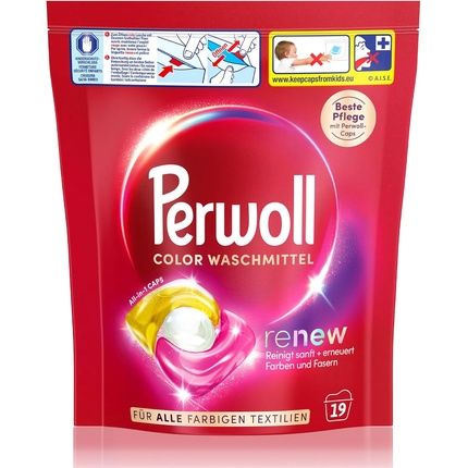 Perwoll Renew Caps Color Laundry Detergent 19 Washes