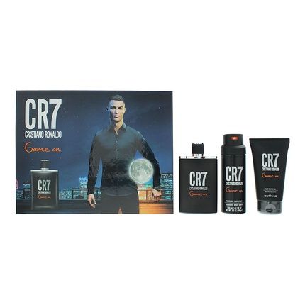 Cristiano Ronaldo Cr7 Game On 3 Piece Gift Set For Men