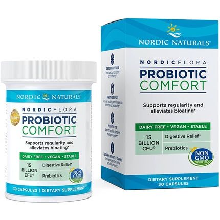 Nordic Naturals Flora Probiotic Comfort For Intestinal Health 30 Capsules