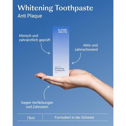 Alpine White Whitening Toothpaste Anti-Plaque Vegan - Image 3