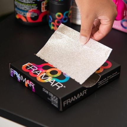 Framar Star Struck Silver Pop Up Hair Foil Aluminum Foil Sheets For Hair