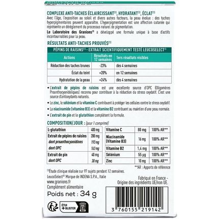 Granions Anti-Dark Spot Facial Complex With Glutathione, Vitamin C, And Zinc