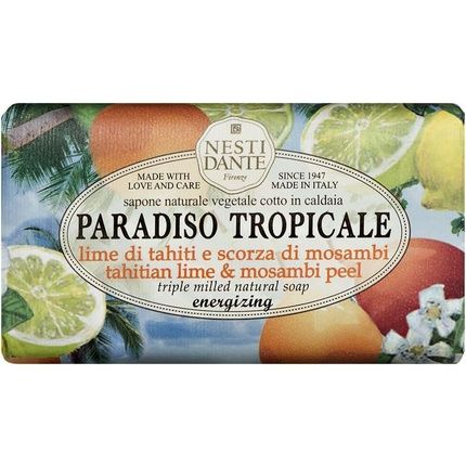 Nesti Dante Paradiso Tropicale Tahitian Lime & Mosambi Peel Soap 250G