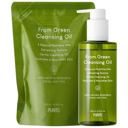 Purito Seoul From Green Cleansing Oil Refill 2 X 200 Ml Skin Care Gift Set