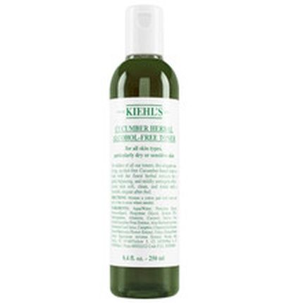 Kiehl'S Cucumber Herbal Alcoholfree Toner 250Ml Unisex For Dry Or Sensitive Skin