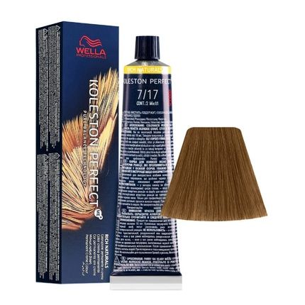 Wella Koleston Perfect Me+ Rich Naturals 7/17 Blonde Middle Ash Brown 60Ml