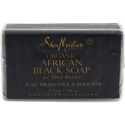 Shea Moisture African Black Soap Face & Body Bar 3.5Oz