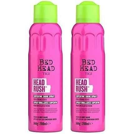 Bed Head By Tigi Headrush Shine Hair Spray For Smooth Shiny Hair 200Ml