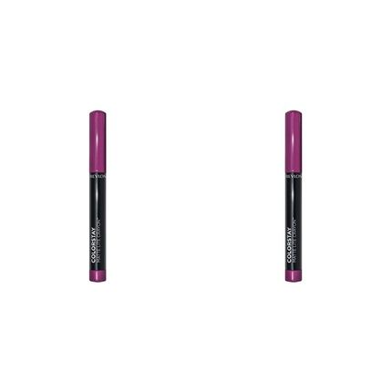 Revlon Colorstay Matte Lite Crayon Lipstick With Built-In Sharpener Smudgeproof Water-Resistant Non-Drying Lipcolor 005 Sky High