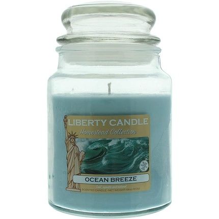 Liberty Candle Ocean Breeze 510G Glass Jar With Lid