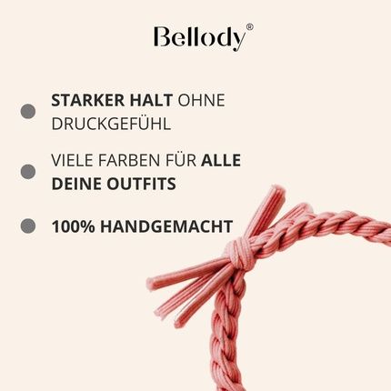 Bellody Original Hair Bobbles Sundance Edition Stylish Braided Hair Scrunchie With Strong Hold Women'S Hair Accessories