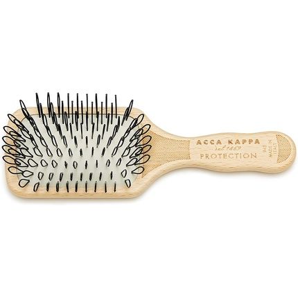 فرشاة مجداف من النايلون من خشب الزان من Acca Kappa بحجم مناسب للسفر