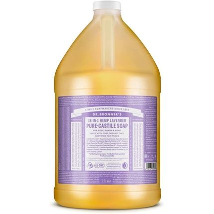 Dr Bronner'S 18-In-1 Lavender Pure-Castile Liquid Soap With Organic Oils 3.79L - Recycled Bottle