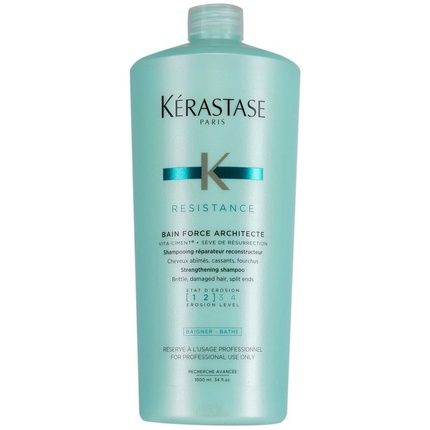 Kerastase Resistance Bain Force Architecte Strengthening Shampoo 1000Ml