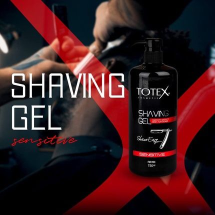 Totex Shaving Shave Gel Sensitive Smooth Skin Cool Effect Men Care Full Body Bikini Line For Women 750Ml