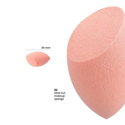Tb Tools For Beauty T4B Ilu Olive-Shaped Makeup Sponge For Foundation, Concealer And Powder