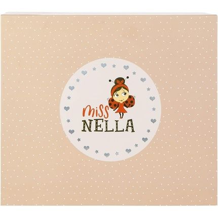 Miss Nella Limited Edition Beauty Case With Nail Polishes, Lip Balm, And Accessories For Girls And Teens - Kid Friendly And Non-Toxic
