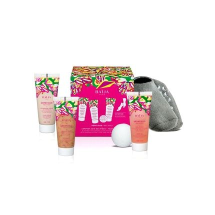 Baija Foot Care Set - 1 Exfoliating 30Ml + 1 Mask 30Ml + 1 Pair Of Socks + 1 Cooling Gel 30Ml