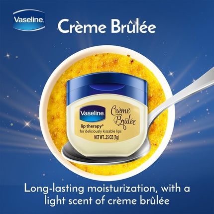 Vaseline Lip Therapy Lip Balm Mini Creme Brulee 0.25 Oz Vanilla 7G - Image 3