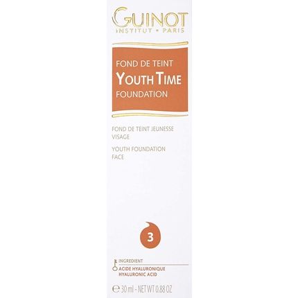 Guinot Youth Time Foundation No. 3 Dark Skin 30Ml