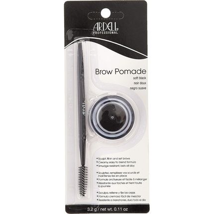 Ardell Brow Pomade With Brush Soft Black 25G