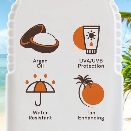 Malibu Spf 15 Bronzing Tanning Oil With Argan Oil 200Ml - Image 3