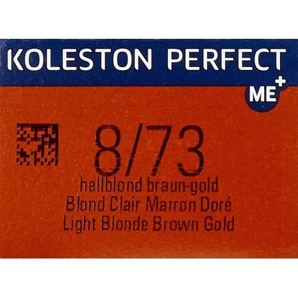 Wella Koleston Perfect Me+ 8/73 Light Blonde Brown Gold Hair Color 60Ml - Image 3